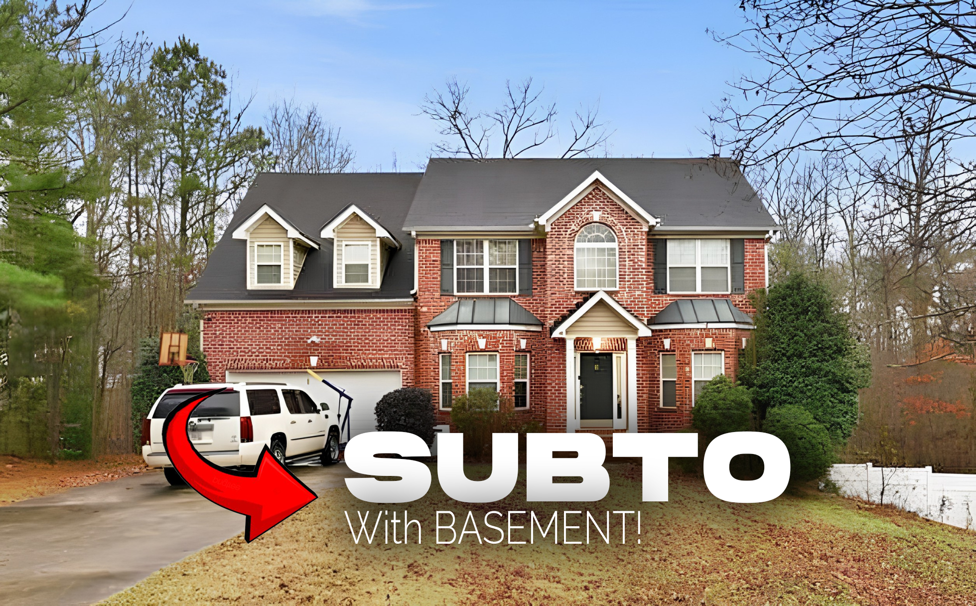 MCDONOUGH GA SUBTO ‼️ Airbnb Cash Cow 💸 No Repairs Needed 💪 Includes Unfinished Basement 👍 NO Pre-Approval or Credit Check 🚫