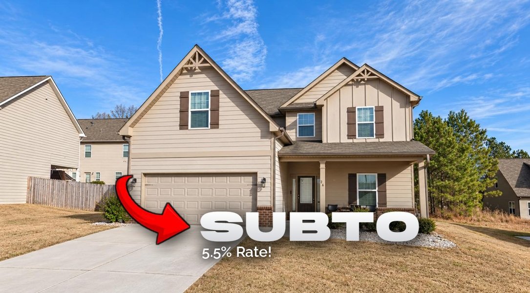 🎬 4 Bed + Media Room Subto in Villa Rica GA 🏷️ 5.5% Rate 🧮 Only 9% Down 🌙 Airbnb Projects $5,750+/mo 🌲 NO Pre-approval or Credit Check