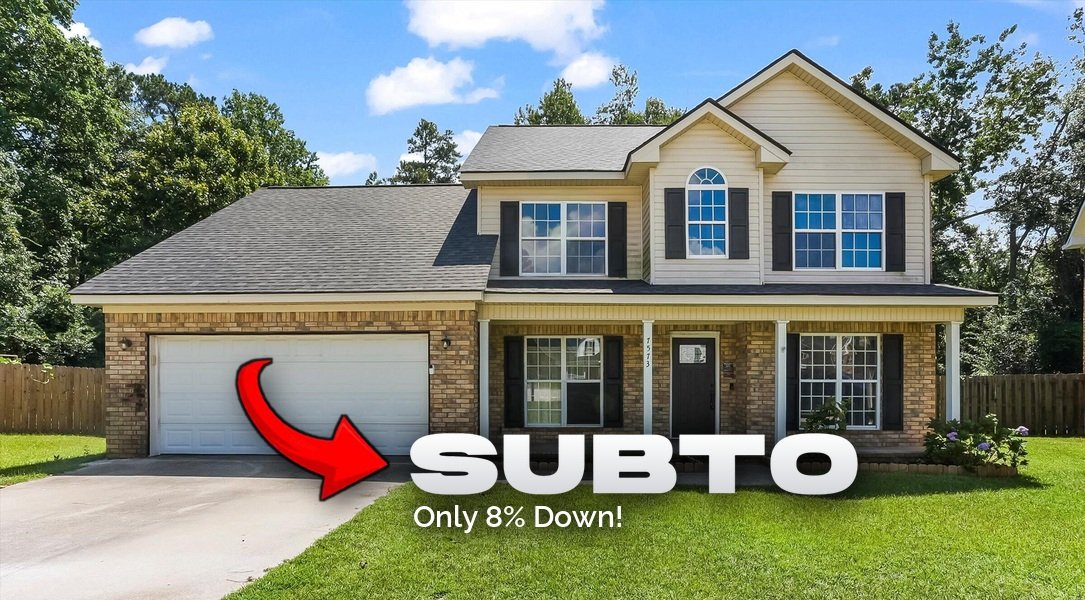 🏠 5 Bed Subto by Ft Eisenhower in Grovetown GA 🪖 Up to $7,750/mo on Airbnb 🌙 No HOA 🆓 Only 8% Down 🎯 NO Pre-approval or Credit Check ❌