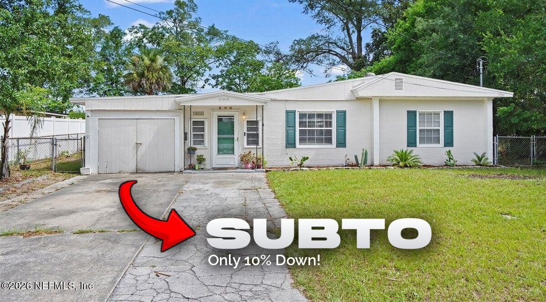 🔑 Vacant + NO HOA! 2 Bed Subto in Jacksonville FL 🏛️ Section 8 $2,090/mo 🌴 Near Town Center 🪙 Only 9% Down 🔓 NO Pre-approval