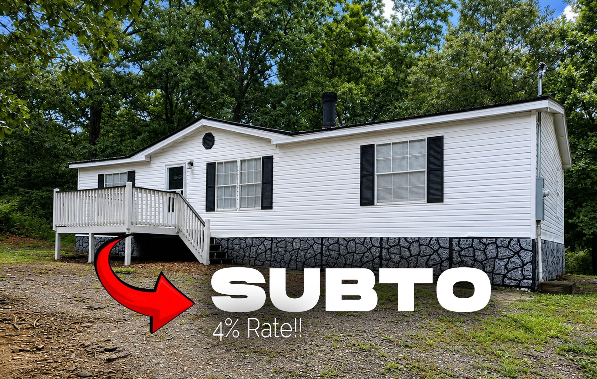 🔥 Subject-To Manufactured Home in Talking Rock GA 🔥🔥 Only $5k ENTRY 💵 4.625% Rate Already in Place 🔑 2/3 Acre Lot 🌲 NO Pre-approval or Credit Check 🚫