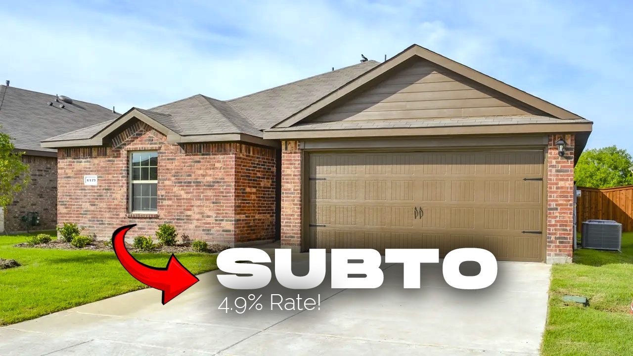 ๐ฅ๐ฅ SUBJECT-TO in Denton, TX ๐ฅ๐ฅ Brand New 3 Bed / 2 Bath ๐๏ธ Step Into CRAZY 4.9% Rate ๐ Just $25k Down ๐ธ NO Bank, NO Pre-Approval ๐