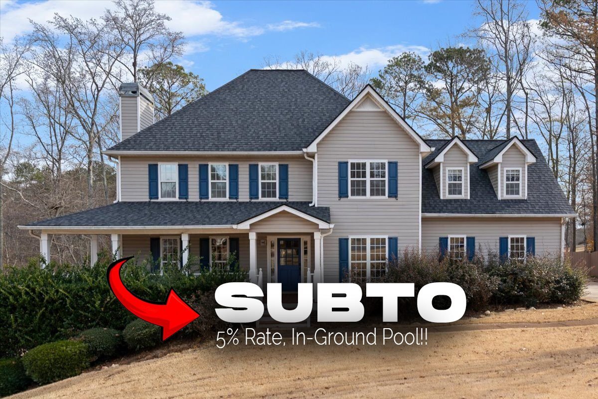 ๐ฅ Subject-To Deal in Dallas GA ๐ฅ๐ฅ Locked 4.99% Rate ๐ Only $35k to Step In ๐ต 5 Bed / 3.5 Bath + Pool + Outdoor Kitchen ๐ NO Pre-approval or Credit Check ๐ซ