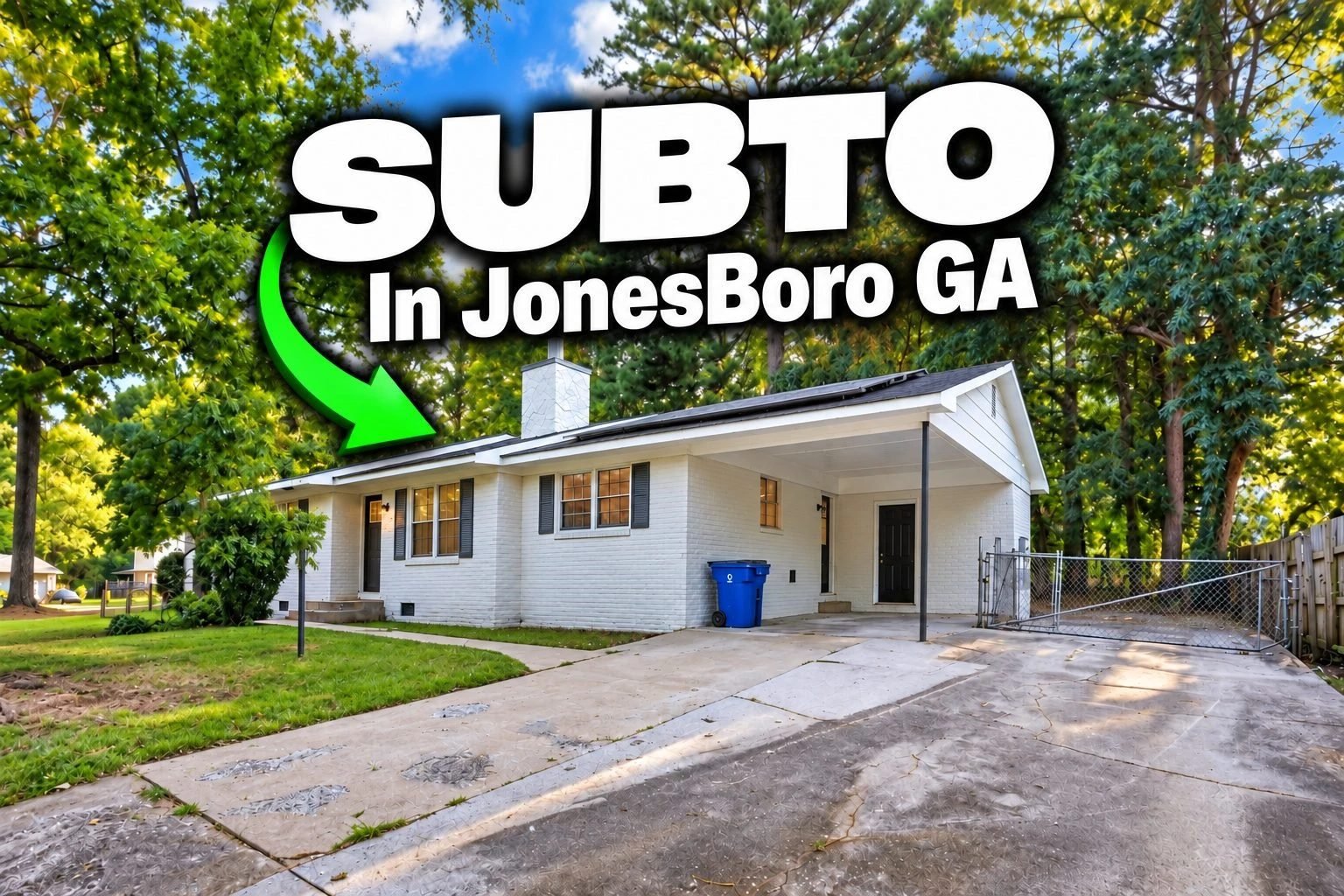 🔑CASH FLOWING 🔑 SUBJECT-TO IN JONESBORO ONLY $10k ENTRY + 4.5% RATE! 🏡