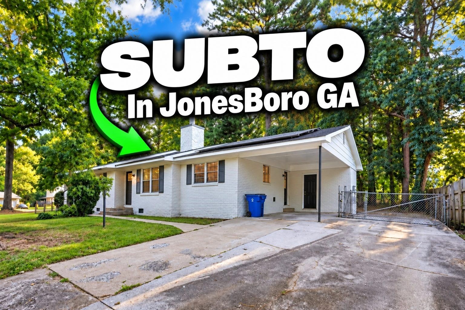 ๐CASH FLOWING ๐ SUBJECT-TO IN JONESBORO ONLY $10k ENTRY + 4.5% RATE! ๐ก