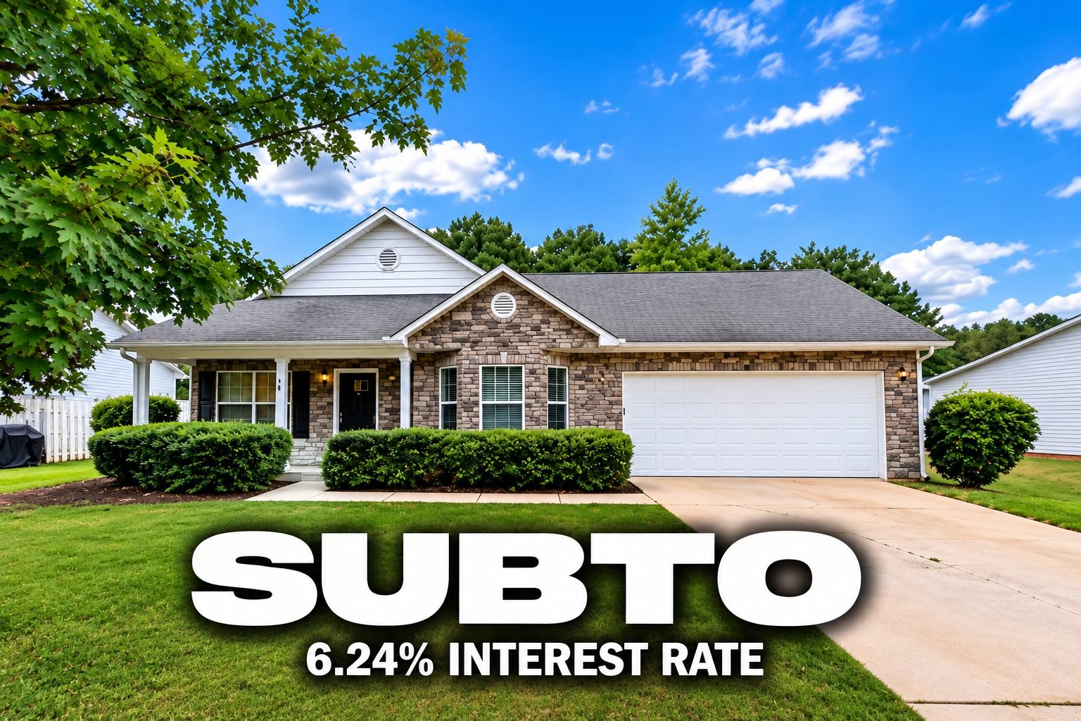 🔥 LOCUST GROVE, GA SUBJECT-TO | 6.24% RATE | $12.5K ENTRY 🏡